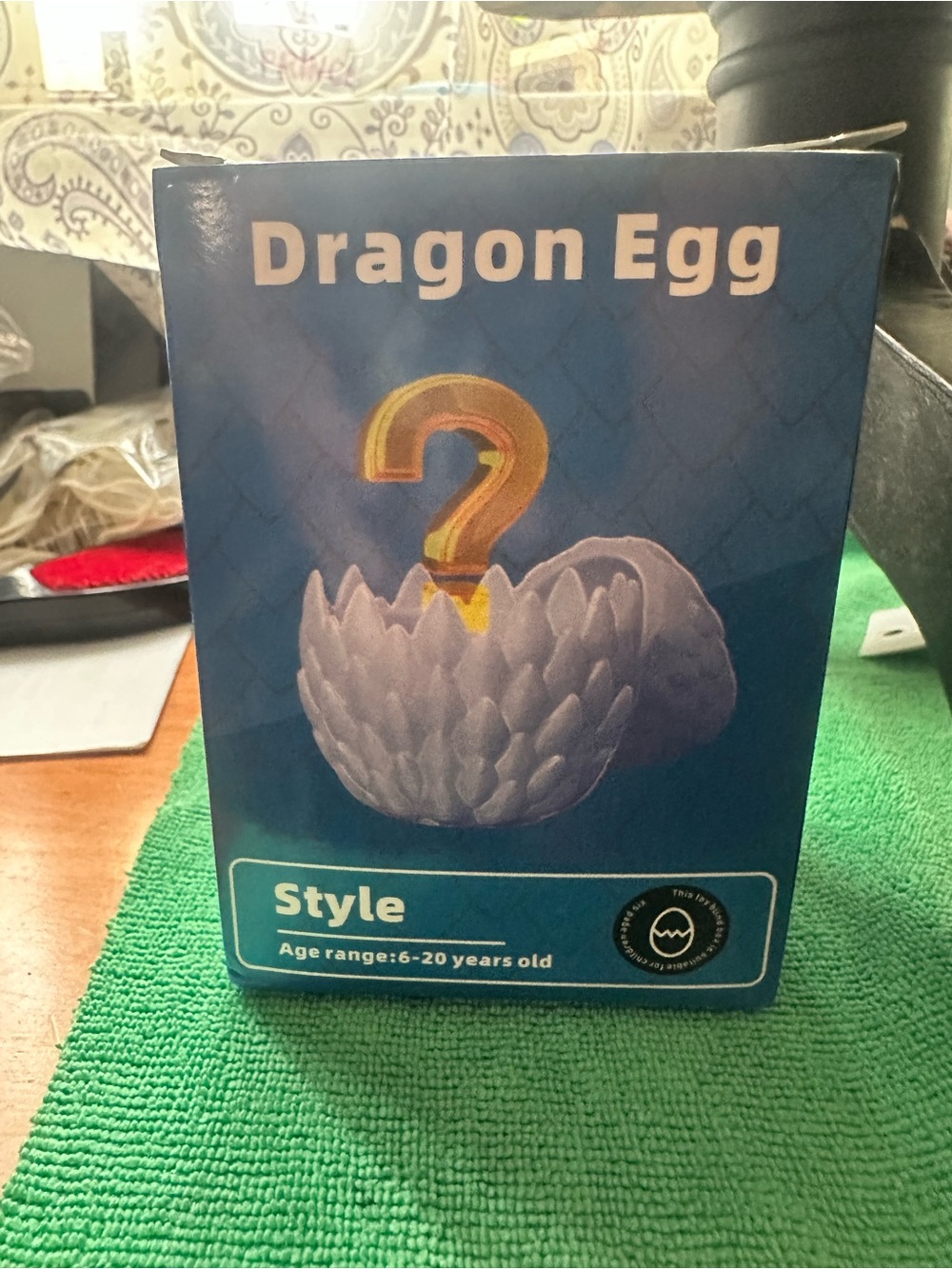 Dragon Egg Decorative Accent - Blue by